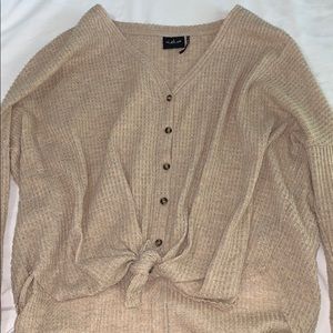 Tan casual top